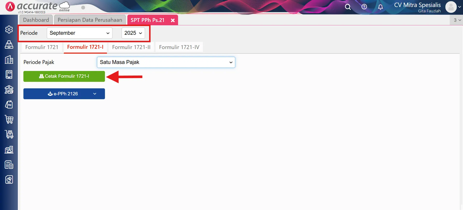 Catat gaji PPh 21 & SPT